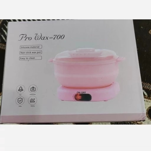 دستگاه وکس برقی سیلیکونی pro wax 700 مسافرتی ( دستگاه شمع دارای دکمه خاموش روشن)