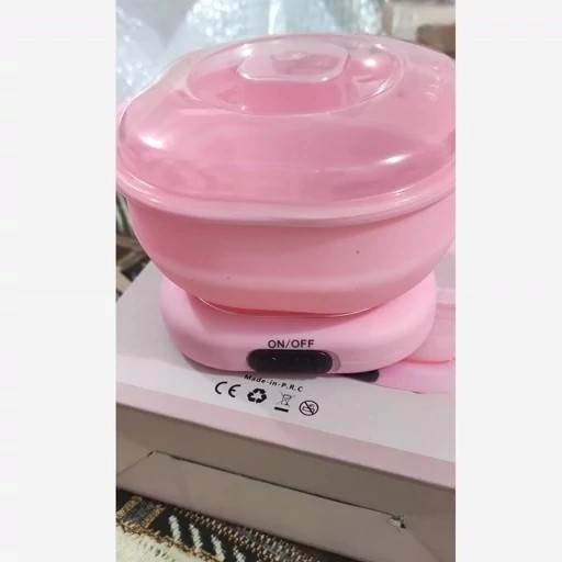 دستگاه وکس برقی سیلیکونی pro wax 700 مسافرتی ( دستگاه شمع دارای دکمه خاموش روشن)