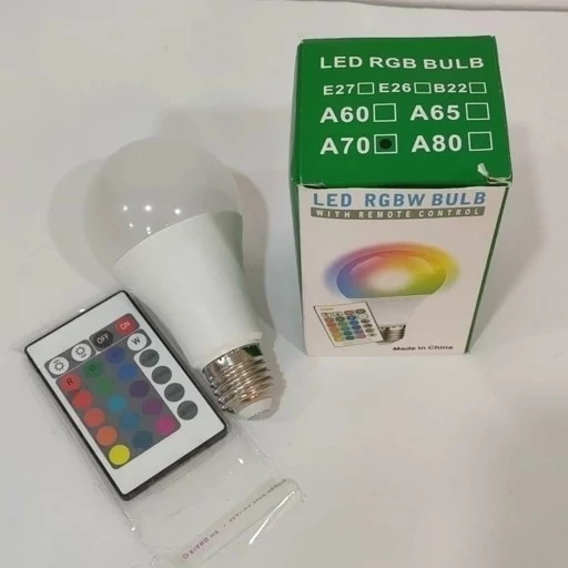 لامپ LED هوشمند کنترل دار مدل RGBW BULB