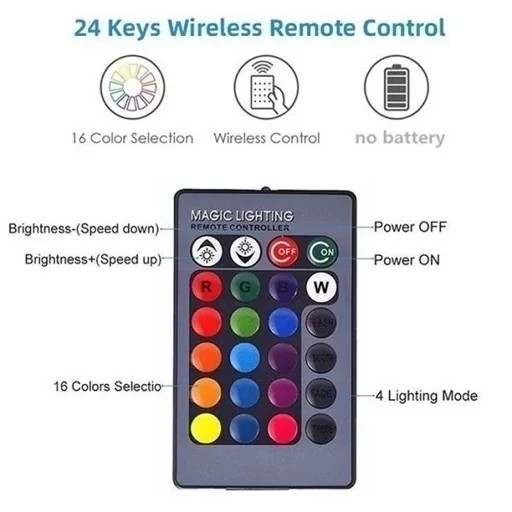 لامپ LED هوشمند کنترل دار مدل RGBW BULB