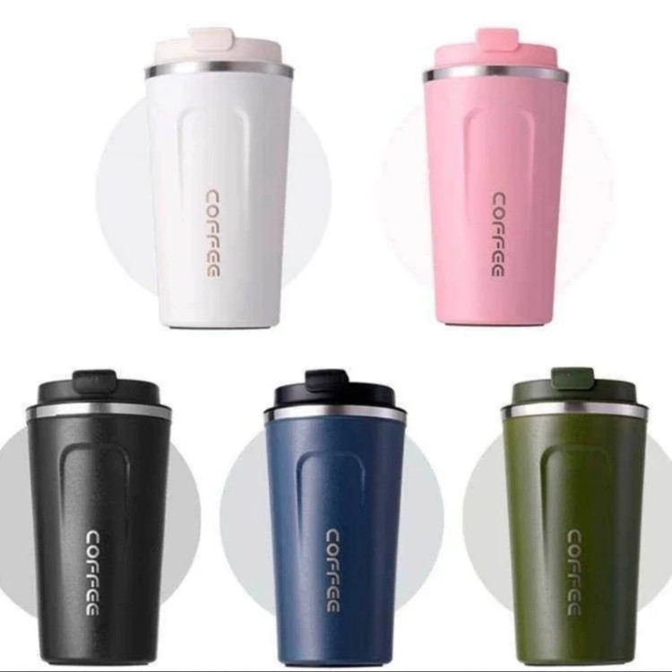ماگ سفری مدل coffee مات گنجایش 0.510 لیتر ( کد 1 )