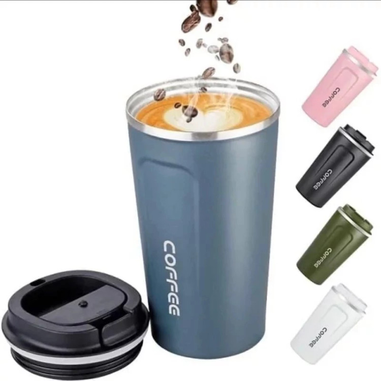 ماگ سفری مدل coffee مات گنجایش 0.510 لیتر ( کد 1 )