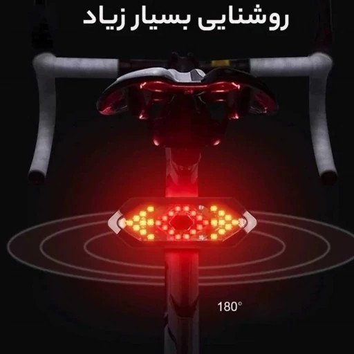 چراغ خطر دوچرخه مدل راهنما دار بیسیم FY-1820
