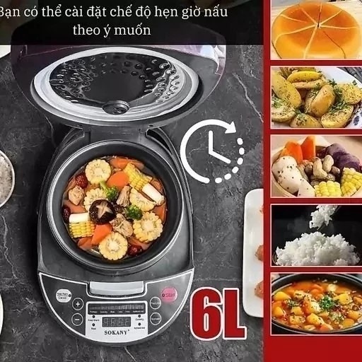 پلوپز چندکاره 6لیتر هوشمند سوکانی مدل07