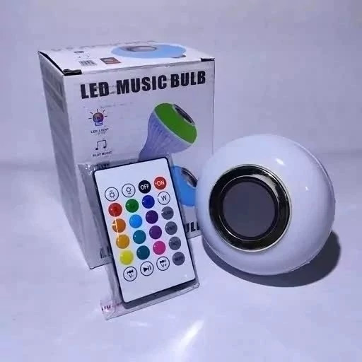 لامپ ال ای دی هوشمند رقص نور دار و اسپیکر بلوتوثی مدل led music bulb