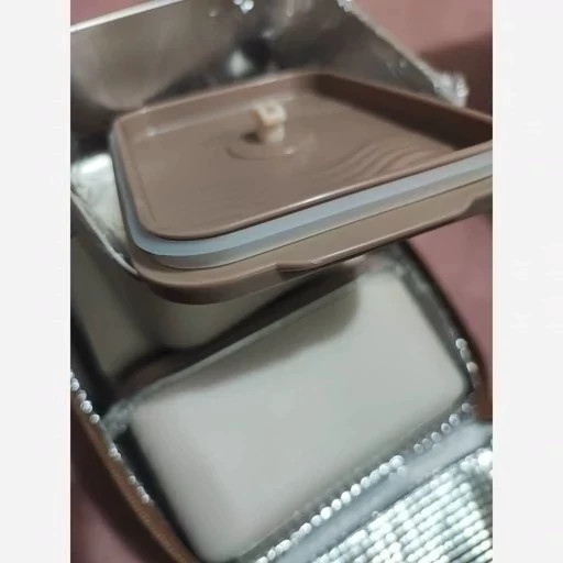 لانچ باکس 3 تایی کیف دار داخل استی