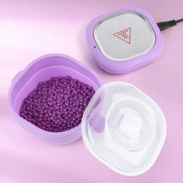 دستگاه وکس سیلیکونی ، موم گرم کن اصلی وارداتی تاشو سلیکونی مربع wax warmer