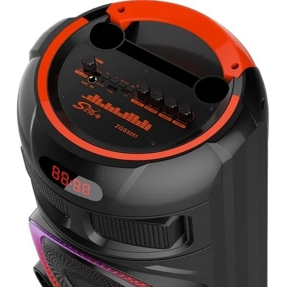 اسپیکر بلوتوثی ZQS8251 + میکروفون و ریموت کنترل