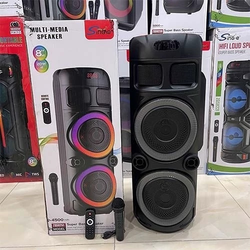 اسپیکر بلوتوثی ZQS8251 + میکروفون و ریموت کنترل