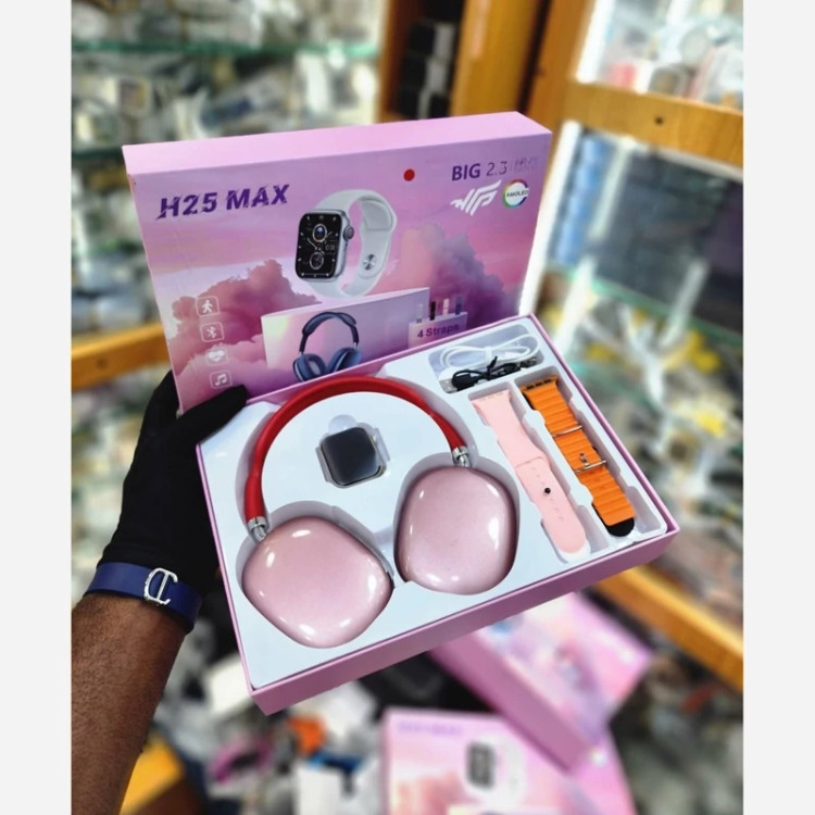 ساعت هوشمند با هدفون H25 max
