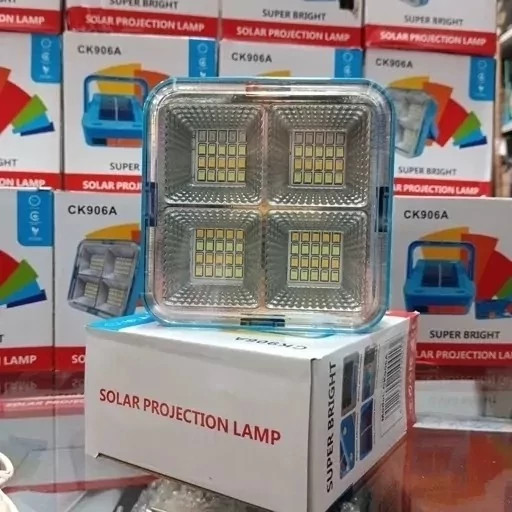 مینی پروژکتور شارژی سولار مدل CK906A