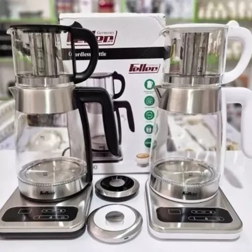 چای ساز روهمی فلر 190تمام لمسی در دو رنگ مشکی و سفید کیفیت عالی