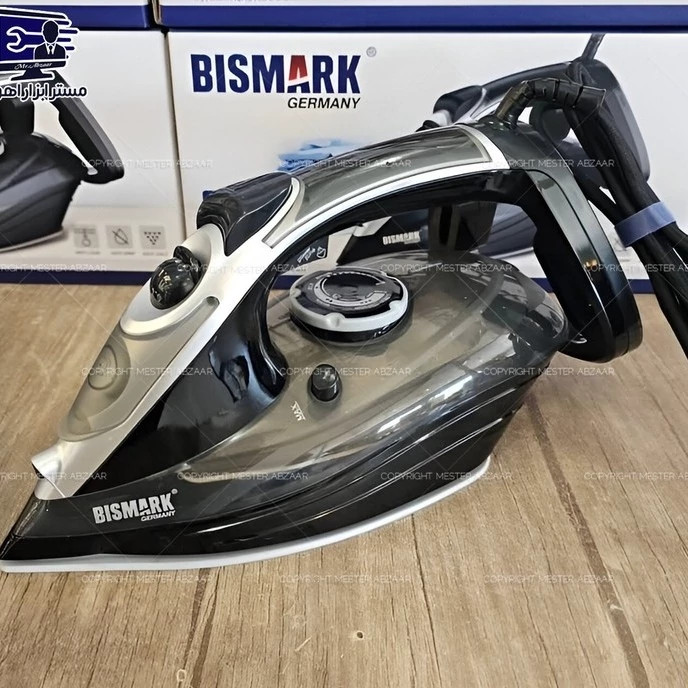 اتو بخار بیسمارک 3000 وات برقی خانگی کد 6633 مدل BISMARK GERMANY BM6633