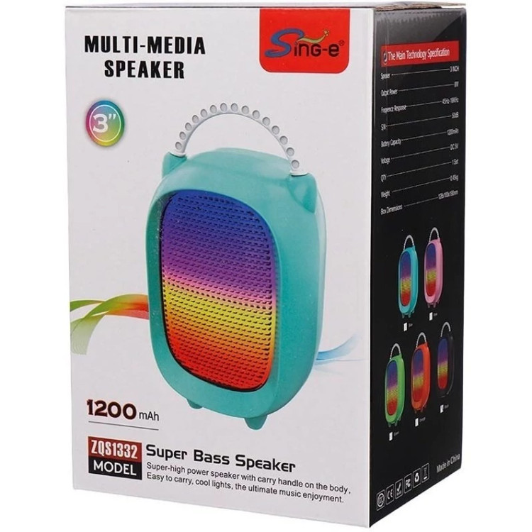 اسپیکر بلوتوثی رم و فلش خور Sing-E ZQS1332 ا Sing-E ZQS1332 Wireless Speaker