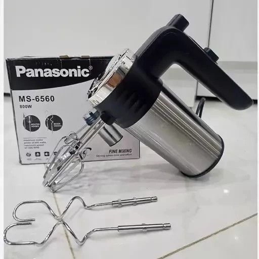 همزن برقی پاناسونیک موتور گیربکسی 800 W 5 سرعته کیفیت عالی