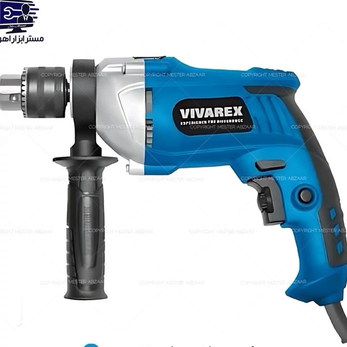 دریل 13 چکشی 810 وات ویوارکس کلید گازی نیم تنه فلزی دیمردار کد 8113 مدل VIVAREX VR8113-ID 12
