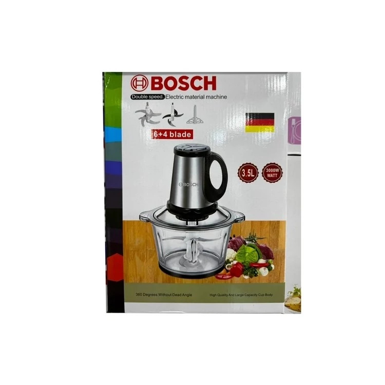 خردکن و غذاساز بوش 10 تیغه استیل ضد زنگ 3.5 لیتر 3000W وات