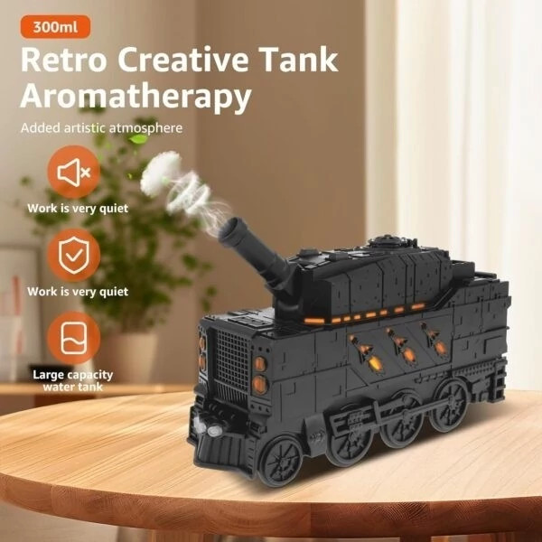 دستگاه رطوبت سازو خوشبو کننده طرح قطار بخار وینتیج مدل vintage Train 300