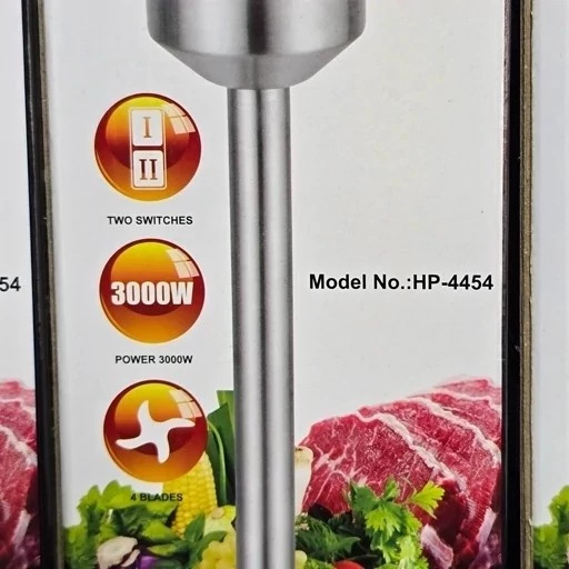 گوشت کوب برقی پاناسونیک حک شده (3000W) یخ شکن (4 تیغ) HP-4454
