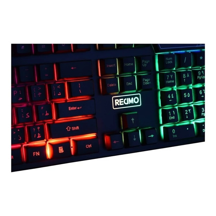 کیبورد و ماوس مخصوص بازی رسیمو مدل RM-200 RM-200 RM-200 gaming keyboard and mouse