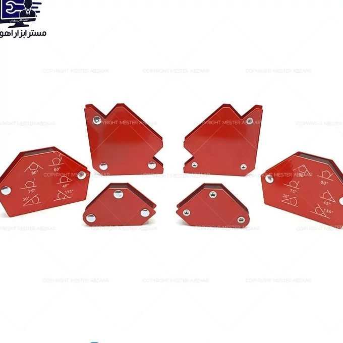 ست گونیا جوشکاری مگنتی 6 عددی وینر مدل W-061MG