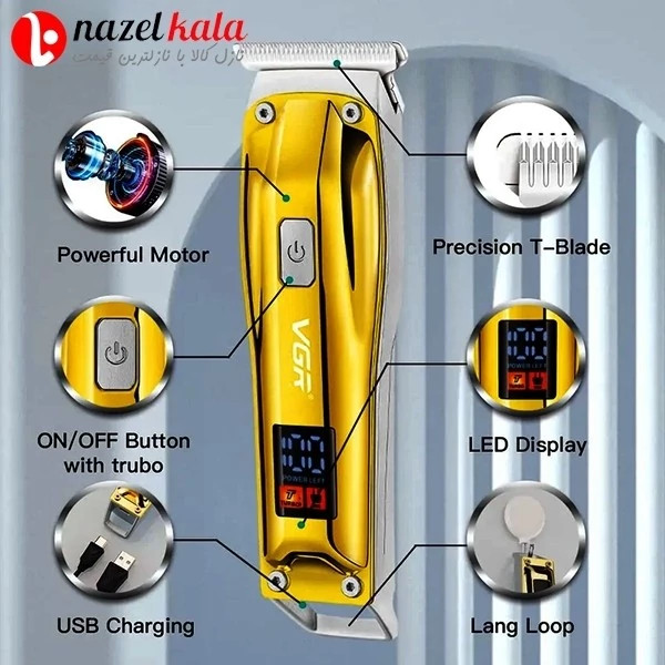 ماشین اصلاح و خط زن وی جی آر مدل V-956