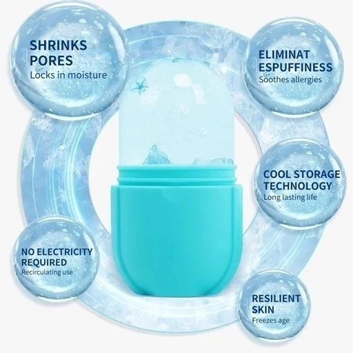 ماساژور یخی و فیس واش سیلیکونی صورت و بدن SILICONE CLEANSING ICE LATTICE