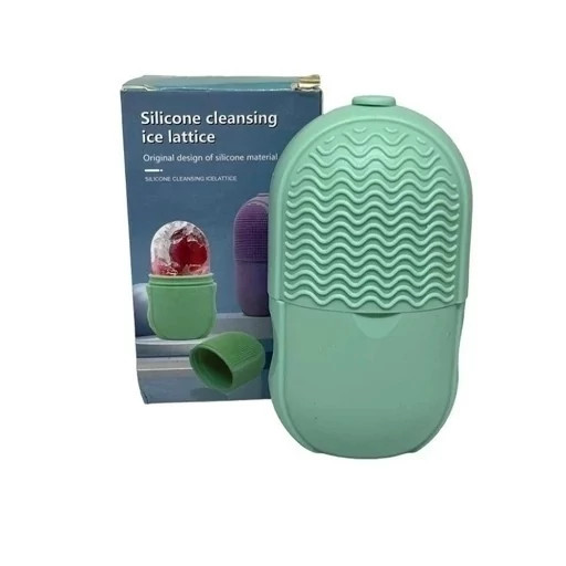 ماساژور یخی و فیس واش سیلیکونی صورت و بدن SILICONE CLEANSING ICE LATTICE