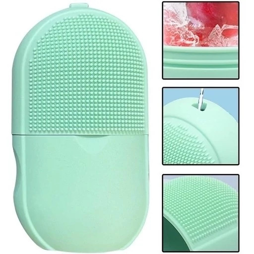 ماساژور یخی و فیس واش سیلیکونی صورت و بدن SILICONE CLEANSING ICE LATTICE