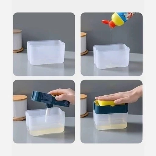 پمپ مایع ظرف شویی Soap Pump Sponge Caddy
