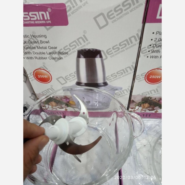 خردکن کاسه شیشه ای دسینی مدل 111
