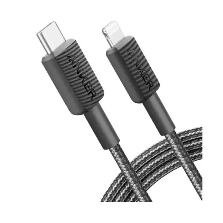 کابل شارژ انکر مدل Anker 322 USB-C to Lightning A81B5 با طول 90 سانتی متر