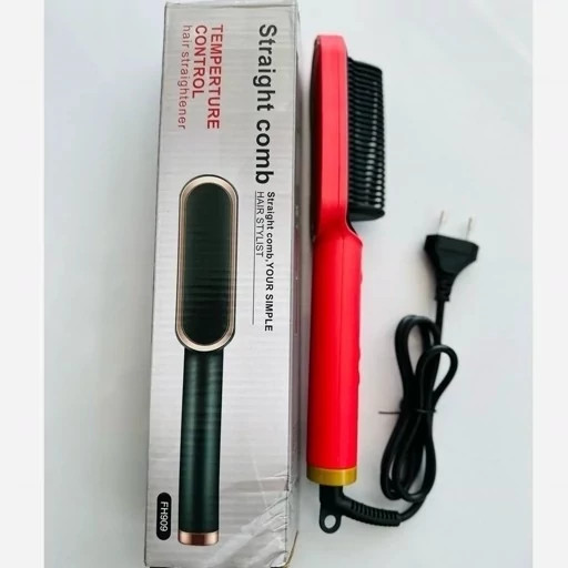 برس حرارتی اتو مو صاف کننده Straight Comb HQT-909B