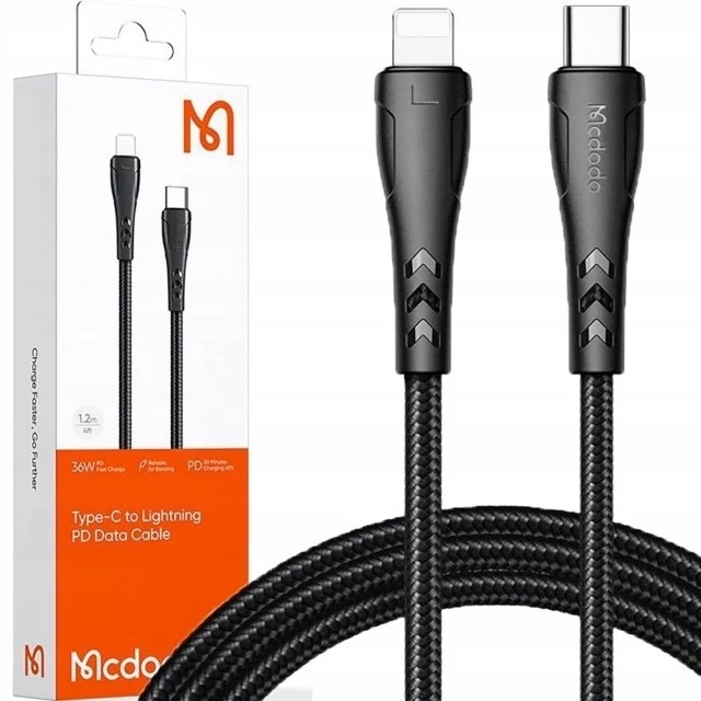کابل شارژ سریع تایپ سی به لایتنینگ 36 وات 1.2 متری مک دودو CA-4571 Mcdodo
