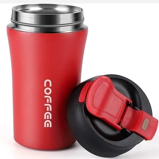 ماگ سفری coffee دو درب گنجایش 0.380 لیتر ( کد 10 )