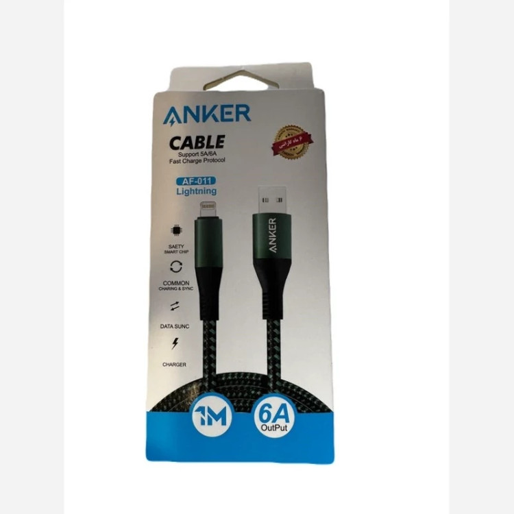 کابل تبدیل USB به لایتنینگ انکر مدل Af011 طول 0.9 مت
