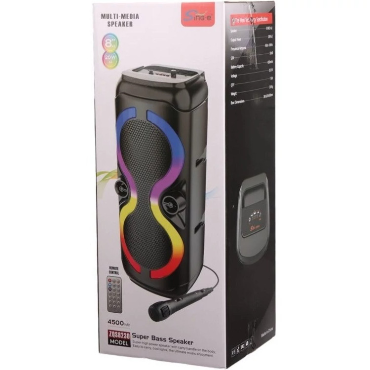 اسپیکر بلوتوثی شارژی zqs8230