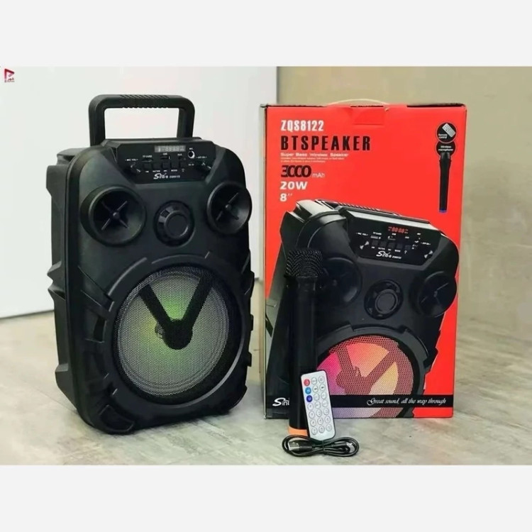 اسپیکر بلوتوثی ZQS-8122 قابل حمل و شارژی