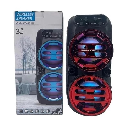اسپیکر بلوتوثی قابل حمل مدل KTX-1588B ( کد 2 )
