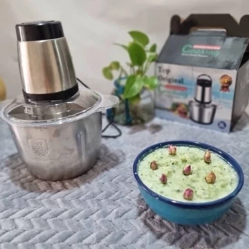 خردکن کوکینگ 3.5 لیتری 1200 وات چند کاره بدنه استیل با موتور دوسرعته