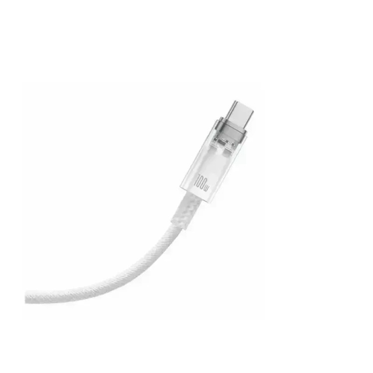 کابل شارژ Type-C to Type-C باسئوس مدل Explorer Series Smart Temperature Control با طول 1 متر 100