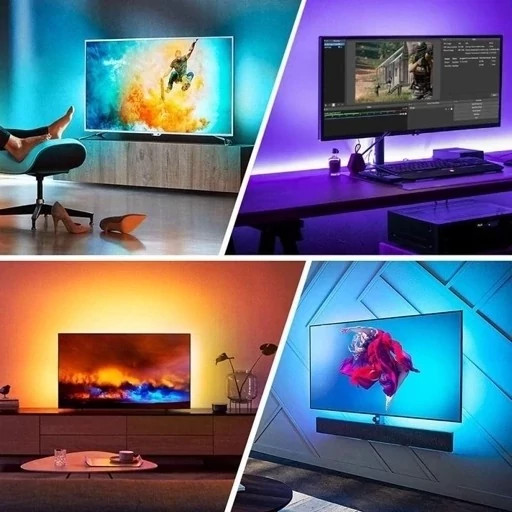 ریسه ال ای دی مدل گیمینگ RGB طول 5 متر