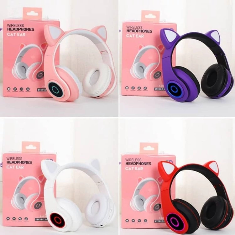 هدفون بلوتوثی مدل Cat-ear DW-B39