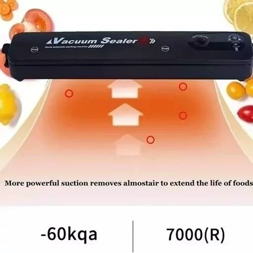 دستگاه بسته بندی خلاء اتوماتیک وکیوم و پرس مواد غذایی vacuum sealer
