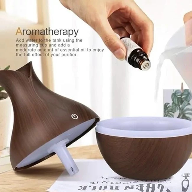 دستگاه بخور سرد طرح کوزه ای چوبی مدل UPOT-0997 ( کد 1 )