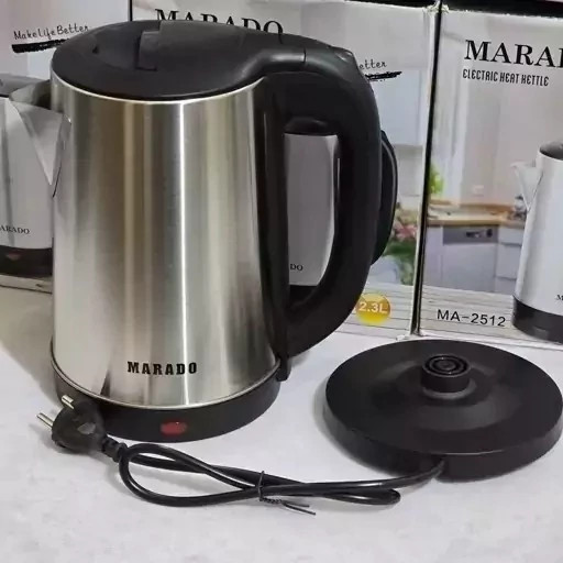 کتری برقی مارادو (2.3 لیتر) 1500w (سیستم خاموشی خودکار) MA-2512