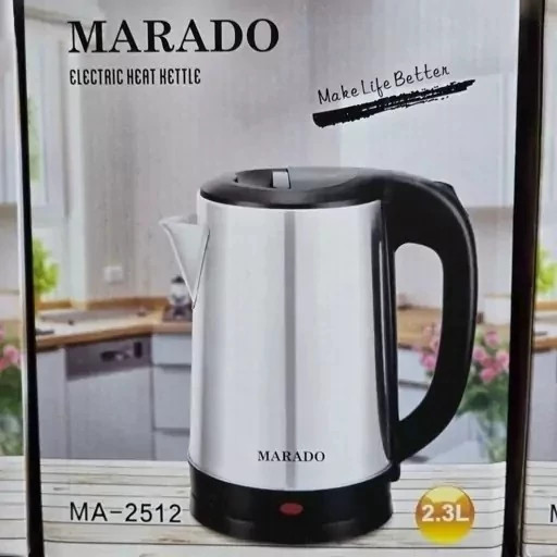 کتری برقی مارادو (2.3 لیتر) 1500w (سیستم خاموشی خودکار) MA-2512