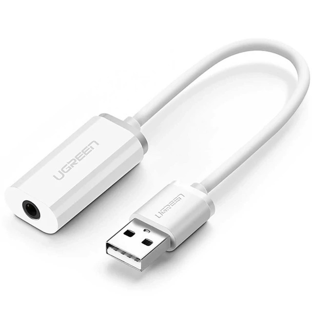 کابل انتقال صدای USB به جک 3.5 میلی متری یوگرین US206 30712 UGREEN