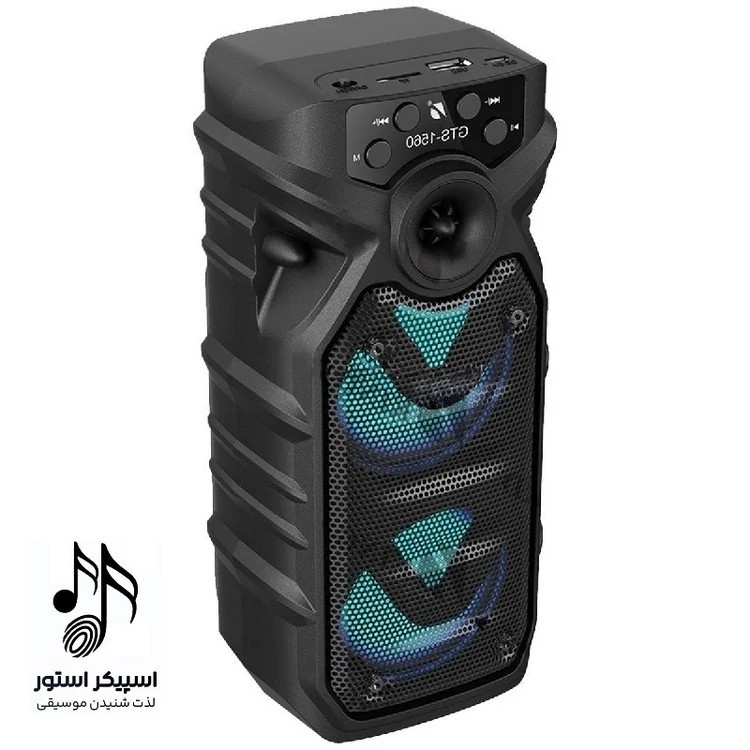 اسپیکر شارژی مدل gts 1560 Speaker GTS 1560
