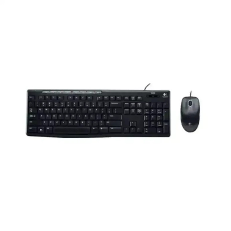 کیبورد با سیم لاجیتک مدل Mk200 Media به همراه ماوس